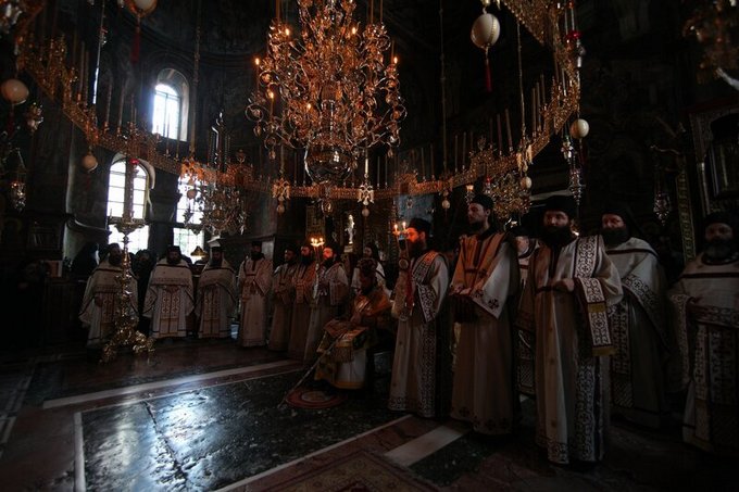 Праздник в монастыре Ватопед на Афоне