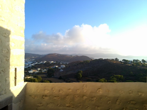 Патмос. Вид от пещеры Апокалипсиса