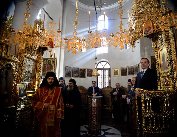 Богослужение на Афоне Богослужение на Афоне